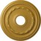 Ekena Millwork Federal Ceiling Medallion (Fits Canopies up to 8 1/2"), 15 3/8"OD x 3 5/8"ID x 1"P, Iridescent Gold CM15FEIGS - alternate 1